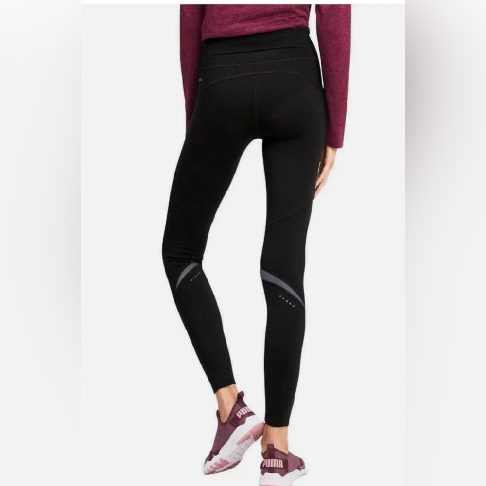 Puma Ignite Reflective Womens Long Running Tights - Black-Sz Lg -EUC🍂